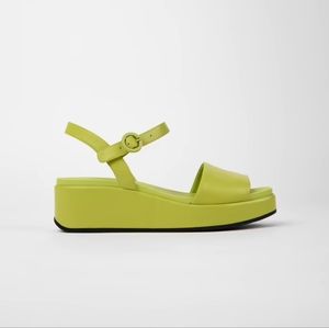 Camper Misiah Lime Green Sandals